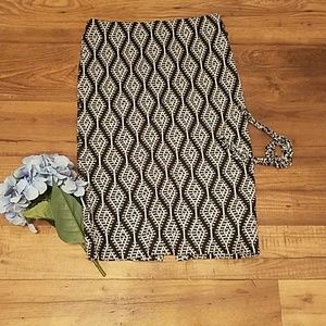 Sold Zara Geometric Print skirt